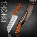 Faca Chef Escoffier Fulltang 32cm Aço Inoxidável + Bainha Couro