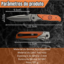 Canivete Lobo Madeira Inox 60 HRC