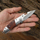 Mini Canivete Bolso Madeira Portátil Pesca Camping F115