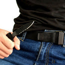 Cinto Belt Knife Faca Oculta na Fivela