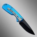 Mini Canivete Manual 15,5cm Liga Alumínio + Clip