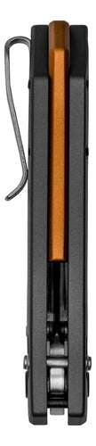 Canivete Iridium Preto Lâmina D2 C/ Clip