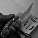 Faca Bastinelli Draco Fulltang Preto D2 G10 + Kydex