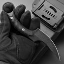 Faca Bastinelli Draco Fulltang Preto D2 G10 + Kydex