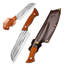 Faca Chef Escoffier Fulltang 32cm Aço Inoxidável + Bainha Couro