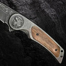 Canivete Fauna Gravuras Animais 22,5cm Aço Inox
