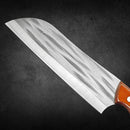 Faca Chef Escoffier Fulltang 32cm Aço Inoxidável + Bainha Couro