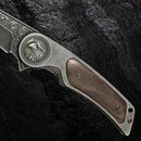 Canivete Fauna Gravuras Animais 22,5cm Aço Inox