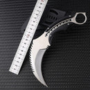 Faca Curva Viper Espelho D2 Fulltang Cabo G10 + Bainha Rígida