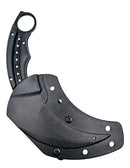 Faca Curva Black D2 Fulltang G10 + Bainha Rígida