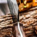 Faca Japonesa Artesanal Fulltang 4mm Cabo Madeira