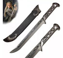 Adaga Thranduil O Hobbit Senhor dos Anéis Preta Réplica + Bainha Colecionável
