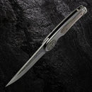 Canivete Fauna Gravuras Animais 22,5cm Aço Inox