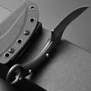 Faca Bastinelli Draco Fulltang Preto D2 G10 + Kydex