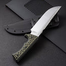 Faca Profissional Fulltang Cabo G10 Lâmina AUS-10 8mm + Bainha Rígida