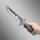 Faca Caça Cruzadas 32cm Inox Pomo Redondo