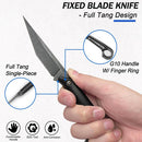 Kit Facas Curvas Defesa Fulltang G10 + Kydex