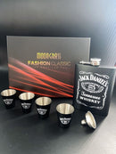Kit Cantil Whisky 270ml + 4 Copos Shot Personalizado