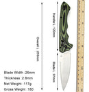 Canivete Bugout Spartan 615 S30V Axis + Clip