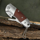 Mini Canivete Bolso Madeira Portátil Pesca Camping F115