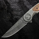 Canivete Fauna Gravuras Animais 22,5cm Aço Inox