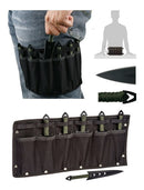 Kit 6 Facas Arremesso + Coldre Perna