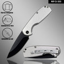 Mini Canivete Manual 15,5cm Liga Alumínio + Clip