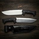 Faca Leonidas Sobrevivência 39cm Aço Z-Wear G10 + Bainha