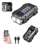 Mini Lanterna Chaveiro Recarregável Tricolor