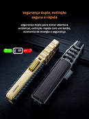 Super Maçarico Alta Propulsão Recarregável