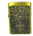 Isqueiro Lighter Cruz São Bento Constantine Dourado