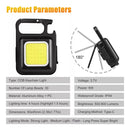 Lanterna Mini Glare COB Chaveiro Pingente