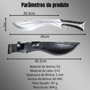 Facão Azteca Mini Machete Liso Aço Inoxidável