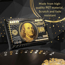 Kit 3 Baralhos Dollar Black Poker Truco