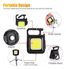 Lanterna Mini Glare COB Chaveiro Pingente