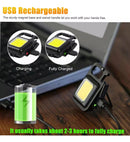 Lanterna Mini Glare COB Chaveiro Pingente