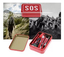 Kit Sobrevivência SOS Alicate Cartão Multifunção Pederneira