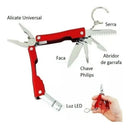 Kit Sobrevivência SOS Alicate Cartão Multifunção Pederneira