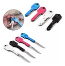 Canivete Chaveiro EDC Dobrável Inox Portátil