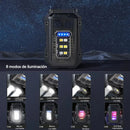 Mini Lanterna Chaveiro Recarregável Tricolor