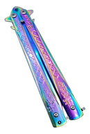 Canivete Borboleta Fade Aço Inox Lâmina 9cm