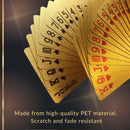 Kit 2 Baralhos Ouro 24k + Prata Poker Truco À Prova D'água