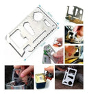 Kit Sobrevivência SOS Alicate Cartão Multifunção Pederneira