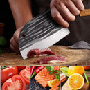 Cutelo Meia Lua Aço Inox 4Cr15Mov Forjado Profissional