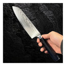 Faca Chef Musashi Damasco 7 Polegadas Aço VG-10