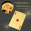 Kit 2 Baralhos Ouro 24k + Prata Poker Truco À Prova D'água