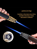 Super Maçarico Alta Propulsão Recarregável