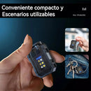 Mini Lanterna Chaveiro Recarregável Tricolor