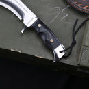 Facão Ghurka Heavy Duty AUS-10 Fulltang + Bainha Couro