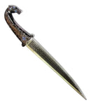Faca Decorativa Attila Cabeça de Cavalo Líder Hunn